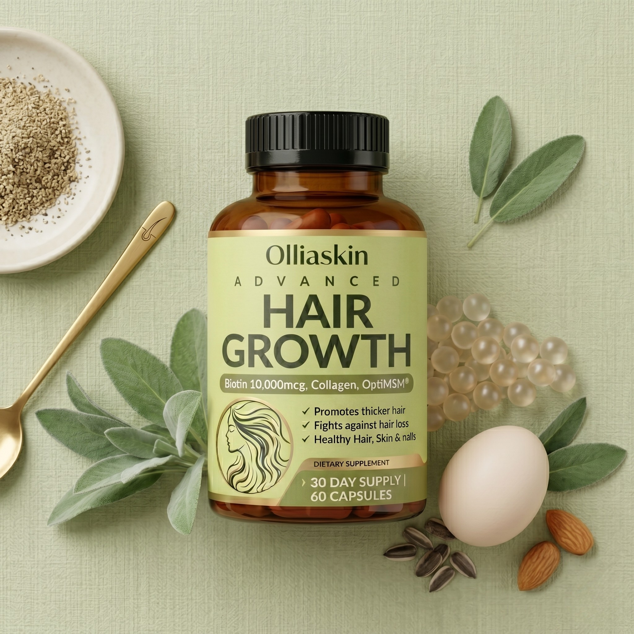 Vitaminas De Crecimiento Capilar - Hairgrowth